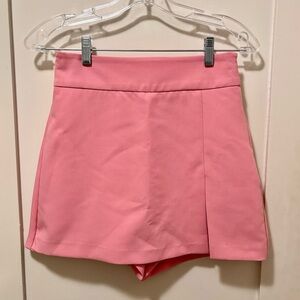 Pink High Waisted Zara Skort
